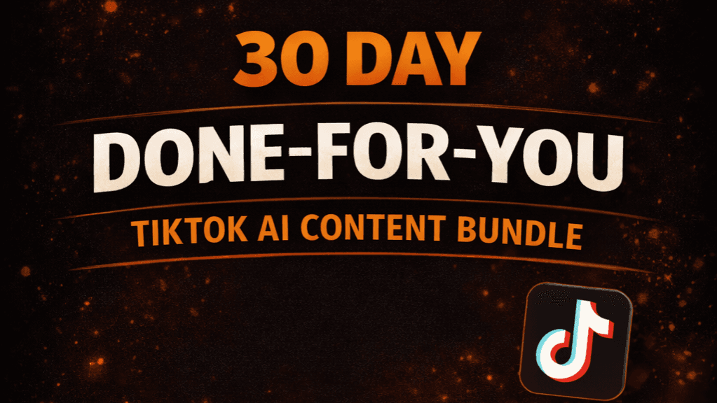 30 Day Done-For-You AI Content Bundle