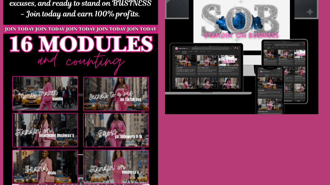 Get My Standin On Business Now! 20 Video Modules