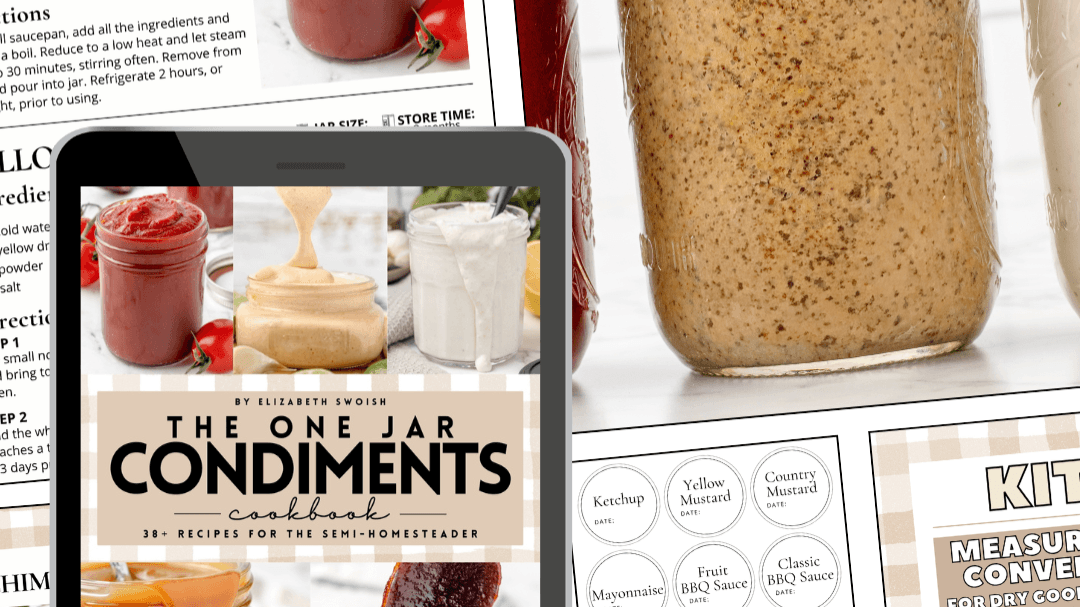 The One Jar Condiments Cookbook - Digital Version