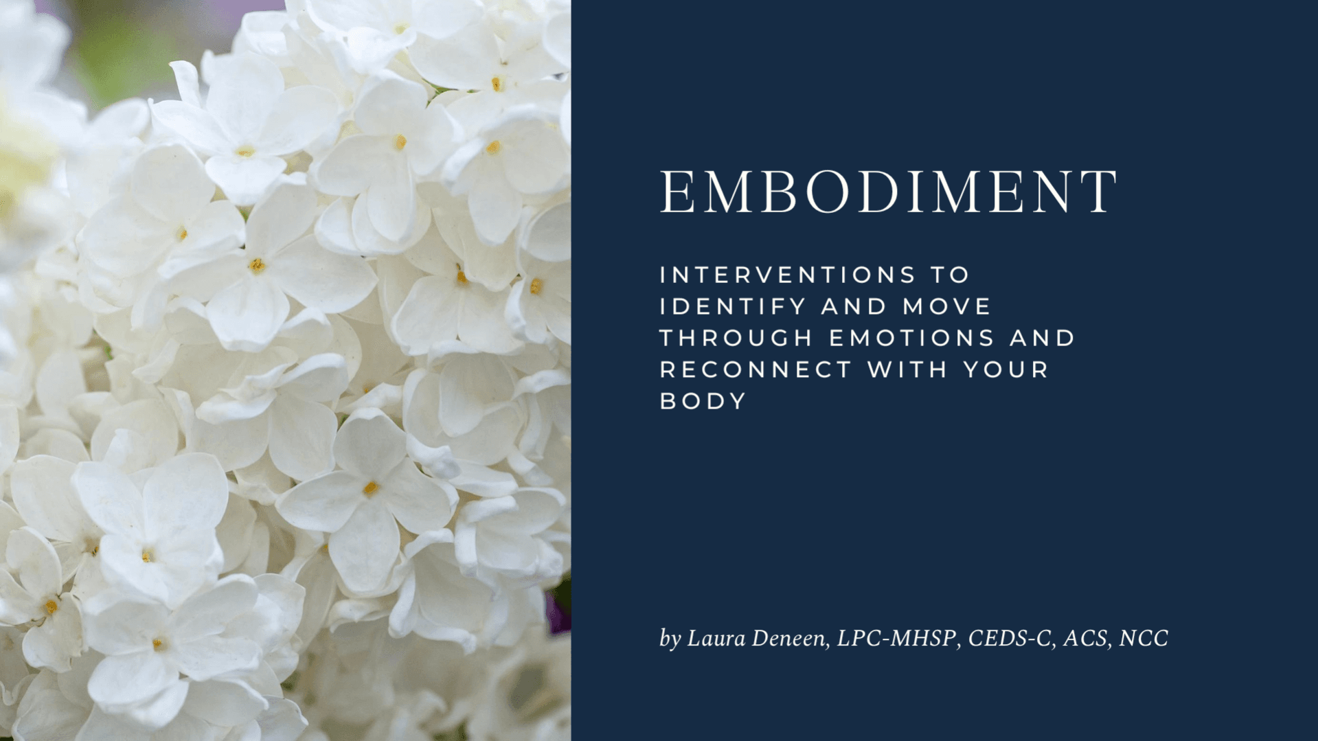 Embodiment Mini-Course