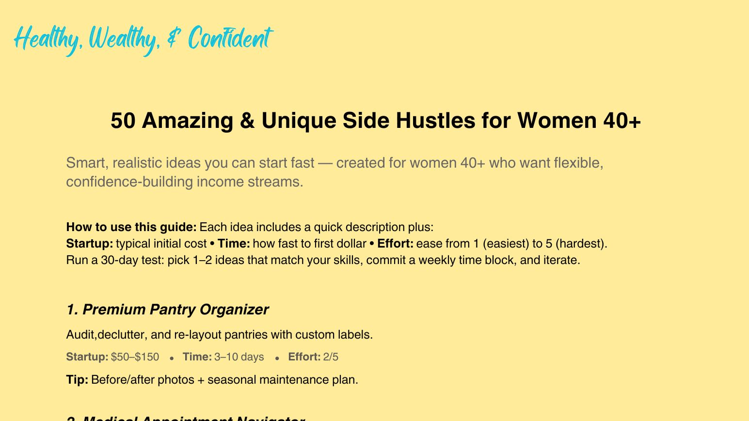 50 Unique & Amazing Side Hustles for Women