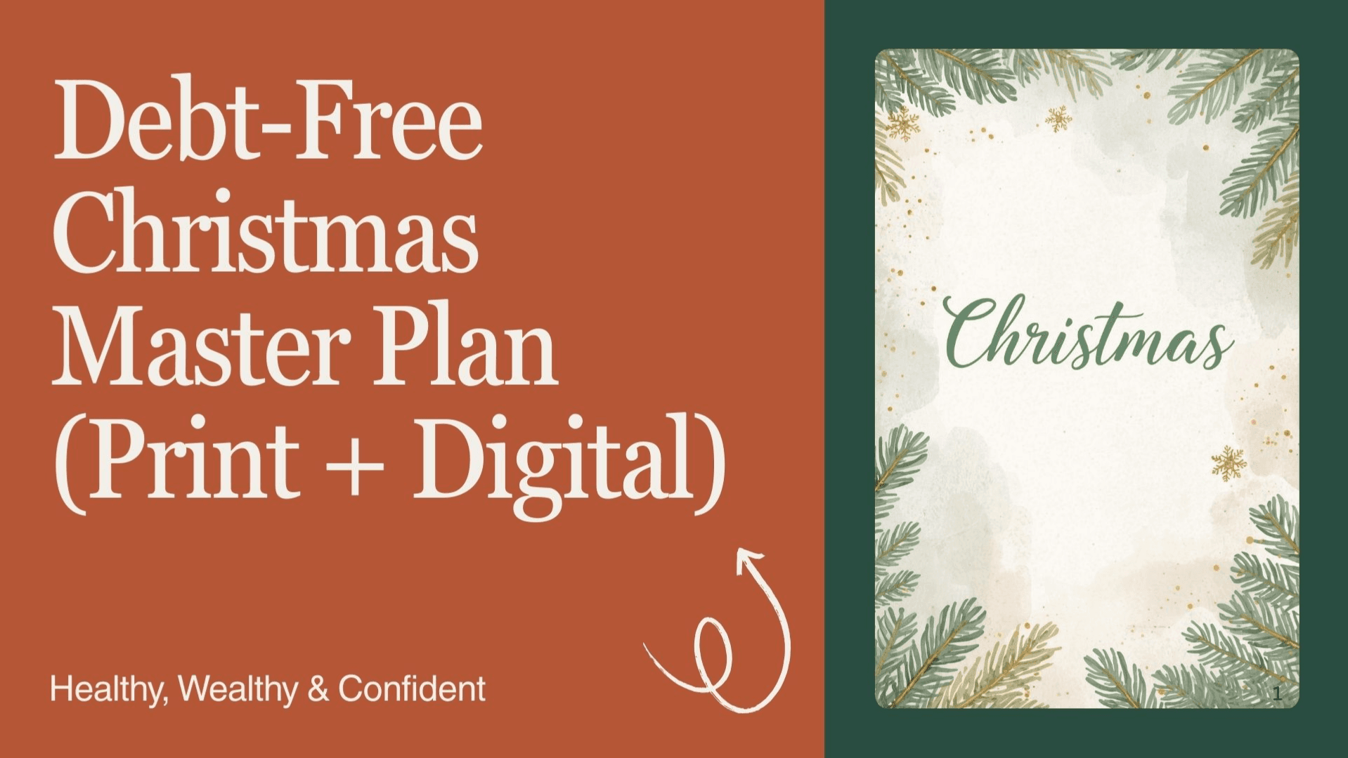 Debt-Free Christmas Master Plan (Printable PDF)