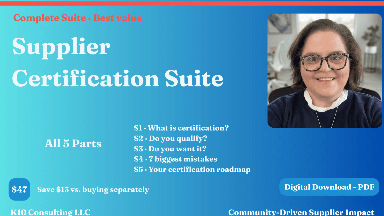 Supplier Certification Suite