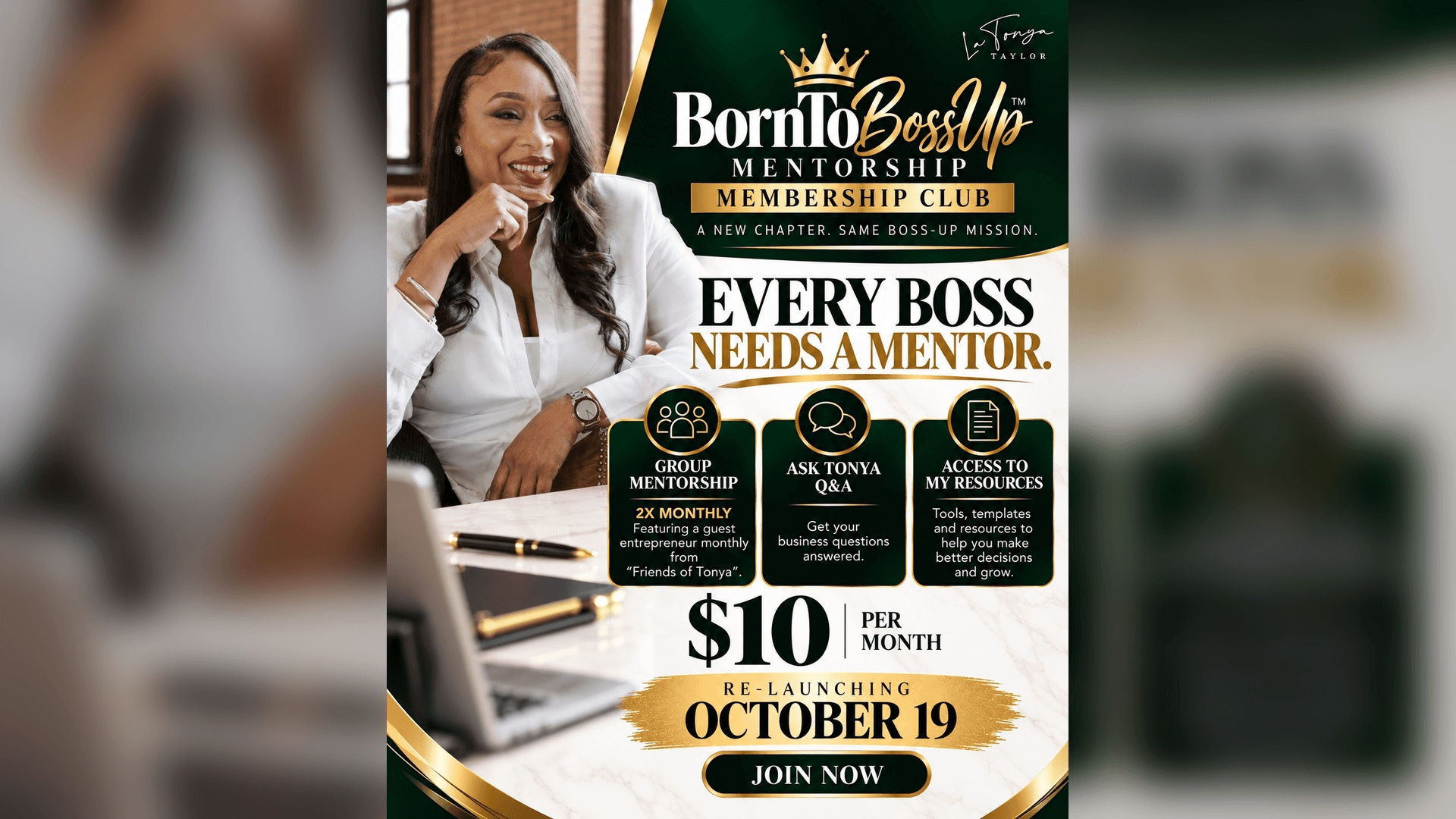 BornToBossUp Mentorship Club for Founding members
