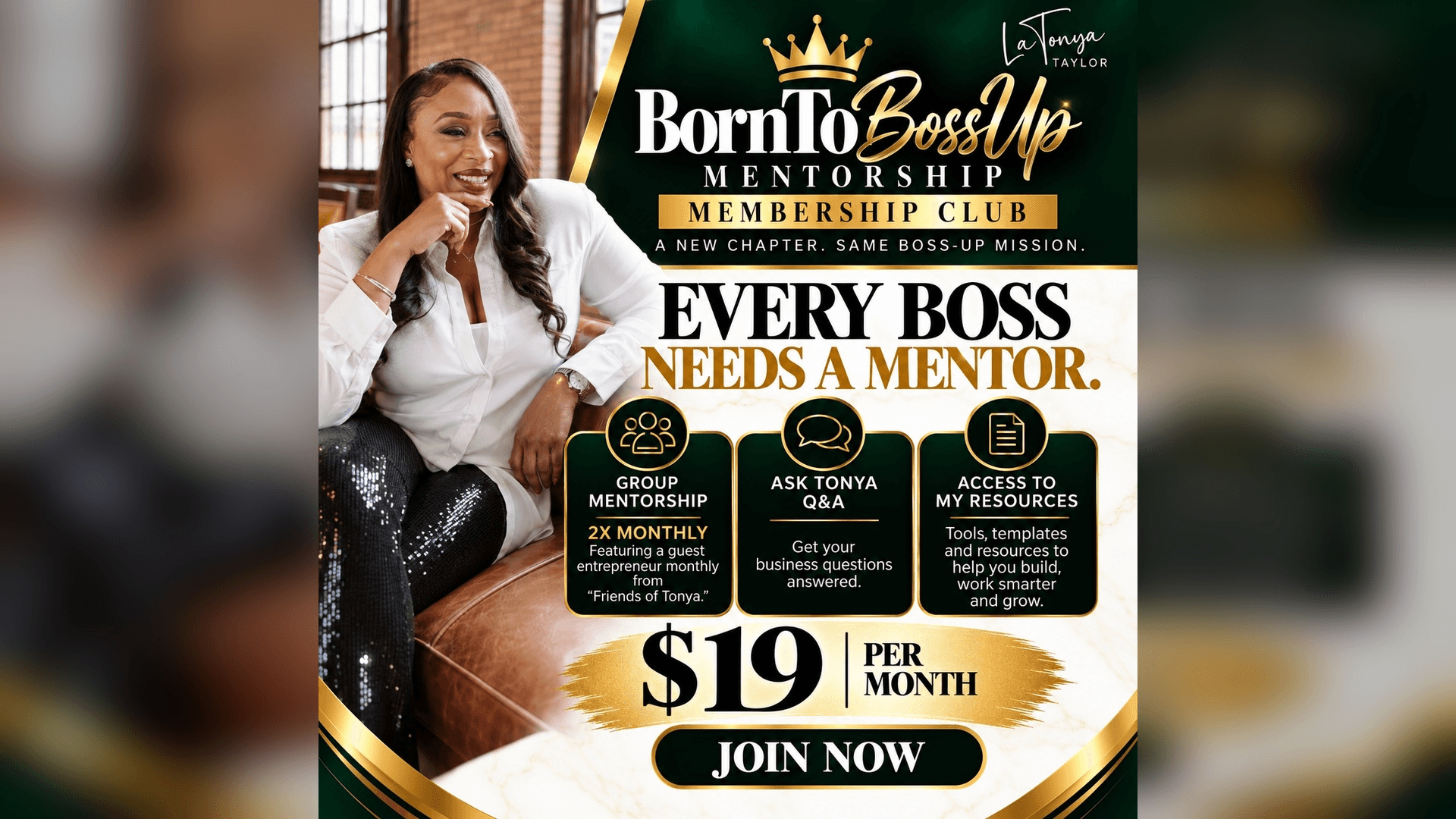 BornToBossUp NEW Mentorship Club for new members