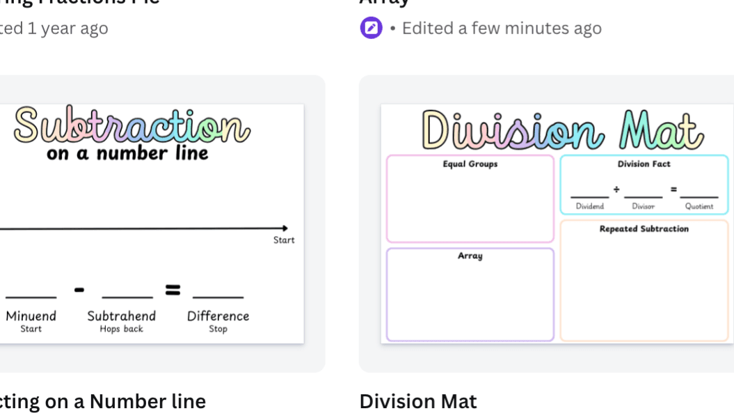 Numeracy Support Mats