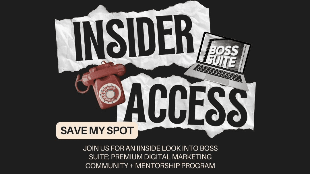 Save Your Seat for the Insider Access Call