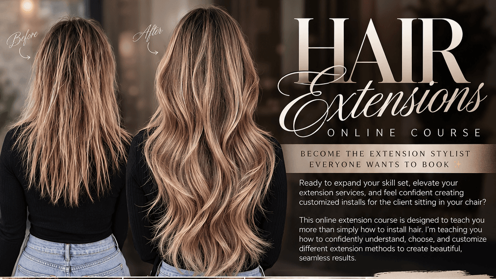 Online Hair Extension Course 🌸