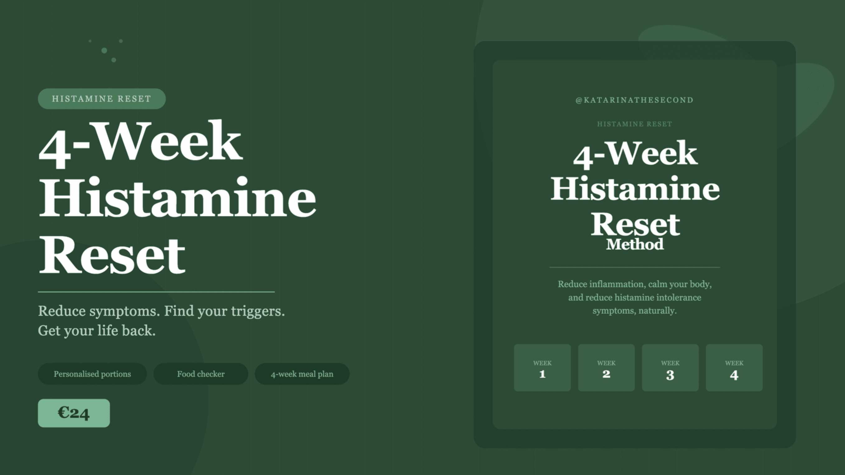 4-Week Histamine Reset Method