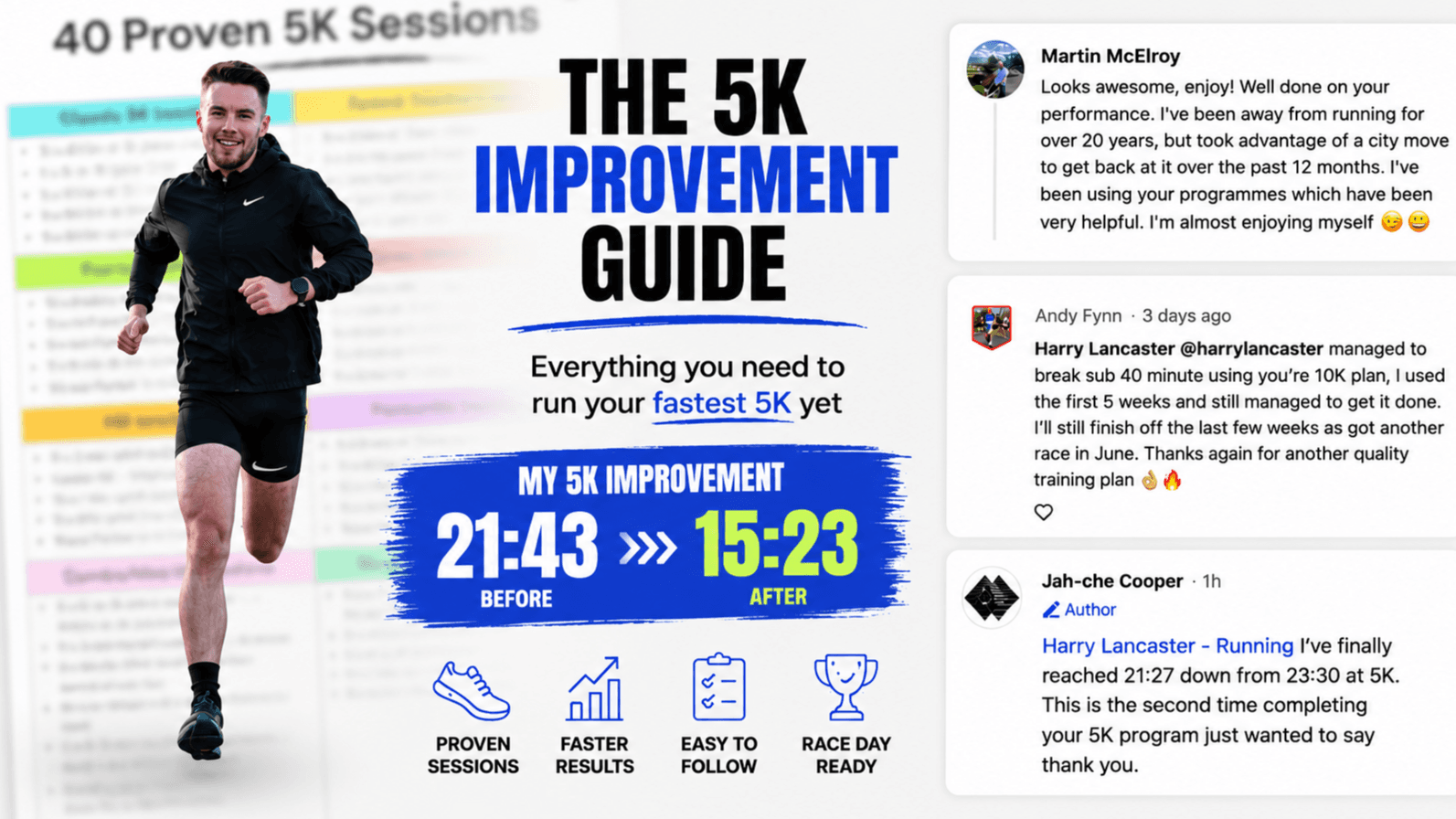 40 Proven 5K Sessions From 15:23 Runner & PB Guide