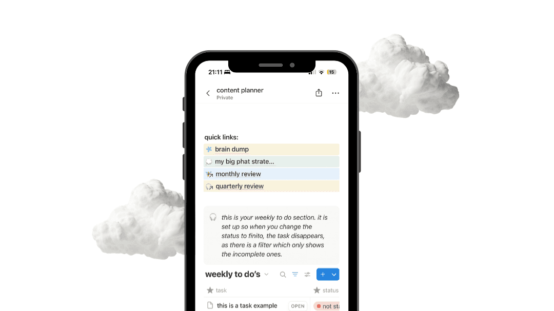 the all-in-one content planner