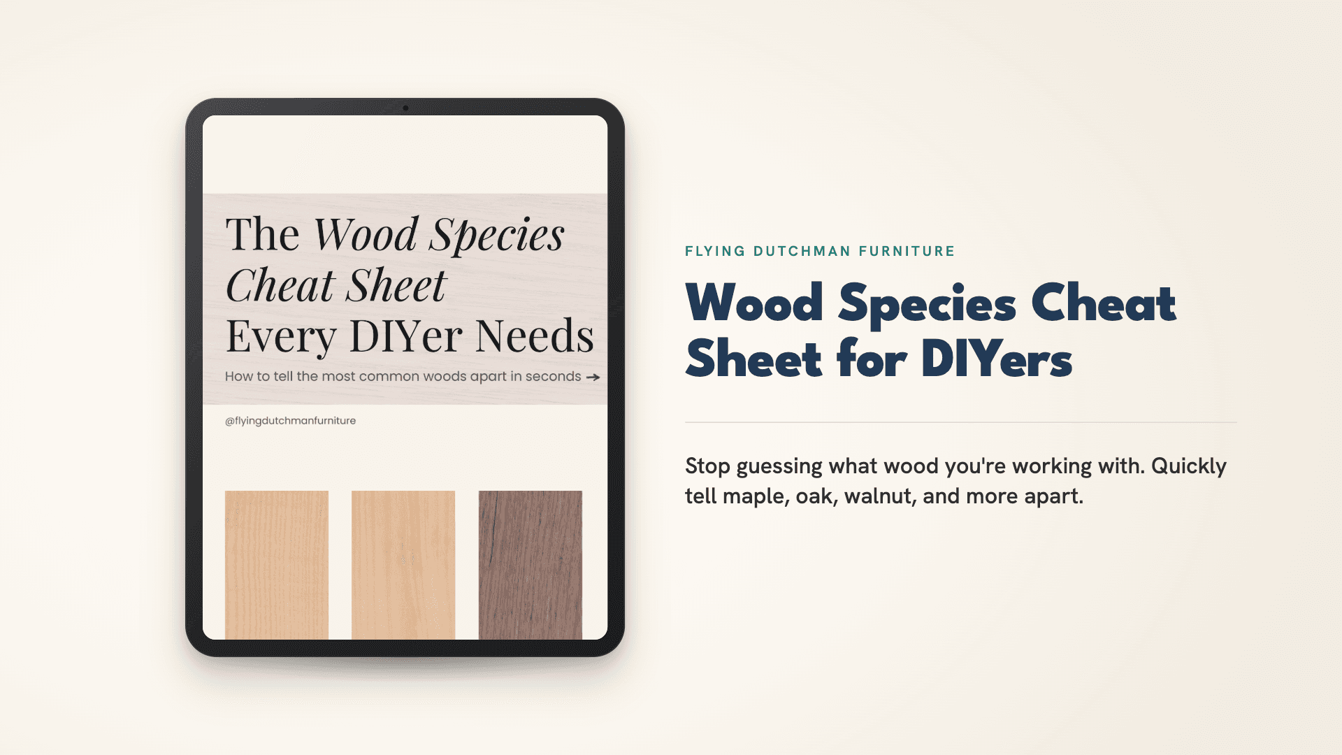 Wood Species Cheat Sheet for DIYers