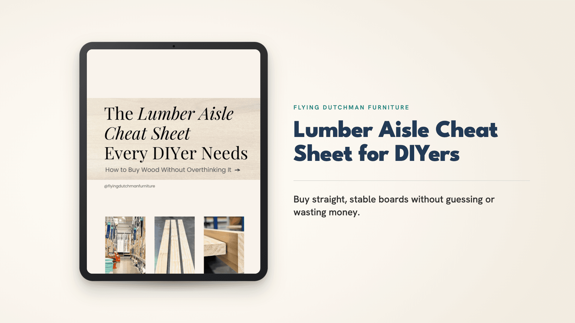 Lumber Aisle Cheat Sheet for DIYers