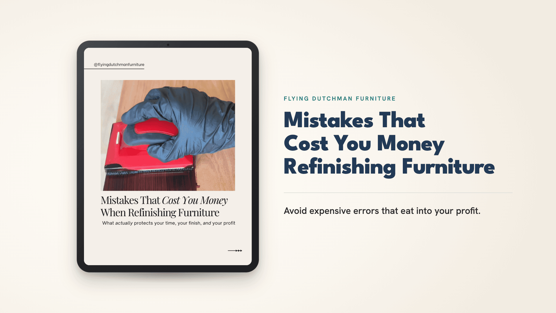 Mistakes That Cost You Money Refinishing Furniture