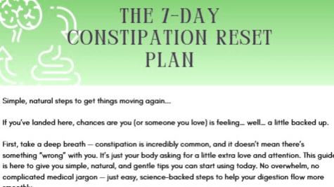 7 Day Gut Reset - Constipation Guide