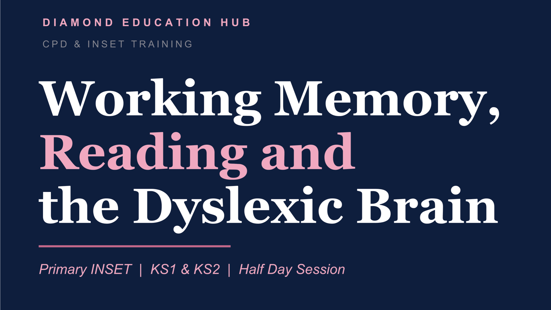 Dyslexia Training Pack