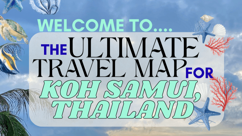 Koh Samui Travel Map