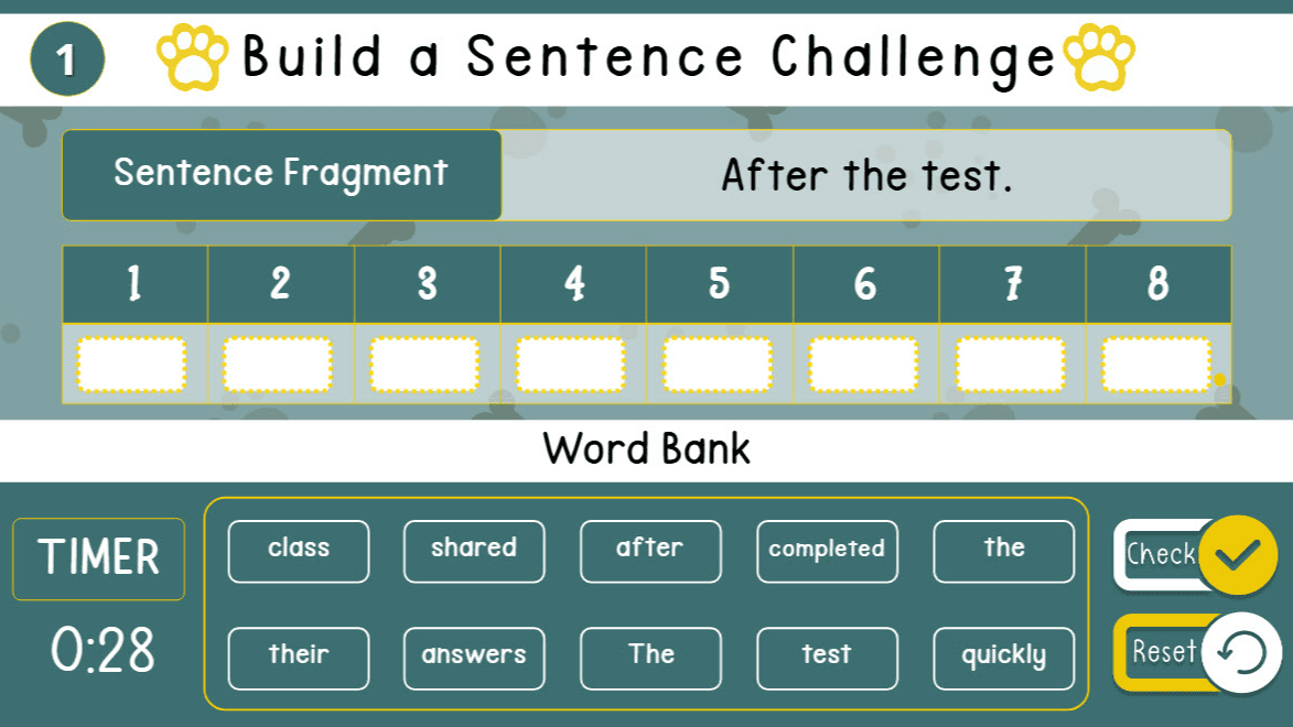 Sentence Reasoning Reps Membership
