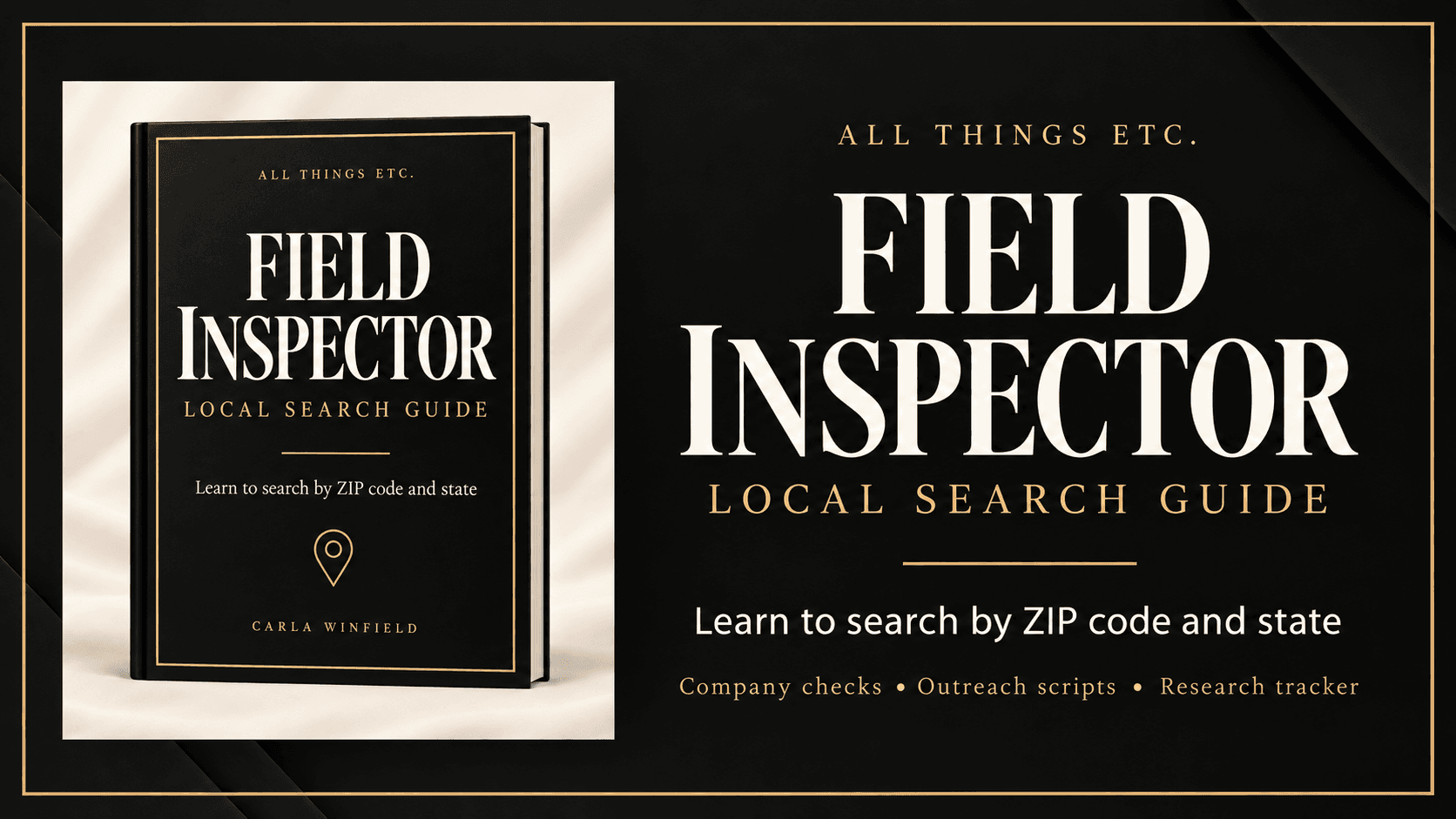 Field Inspector Local Search Guide