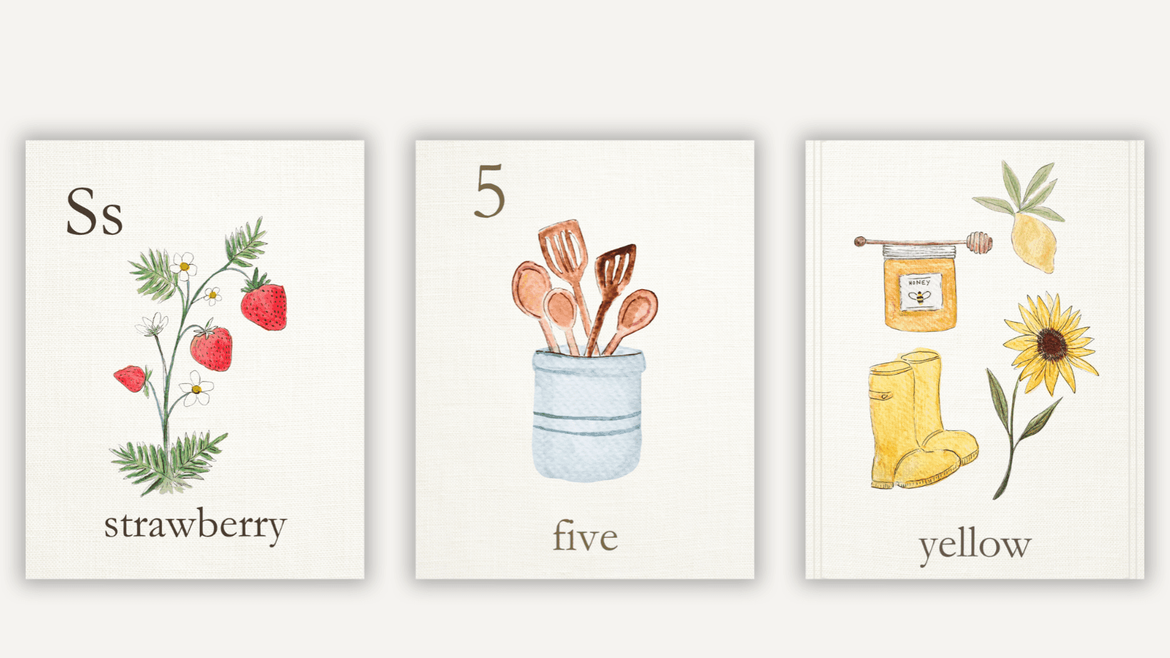 Alphabet, Number, Colors Learning Bundle