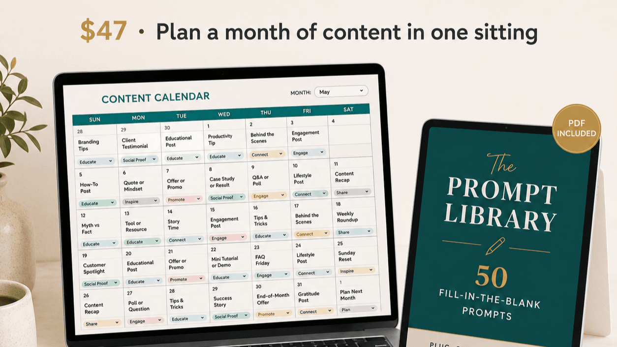 The DIY Content Calendar Kit