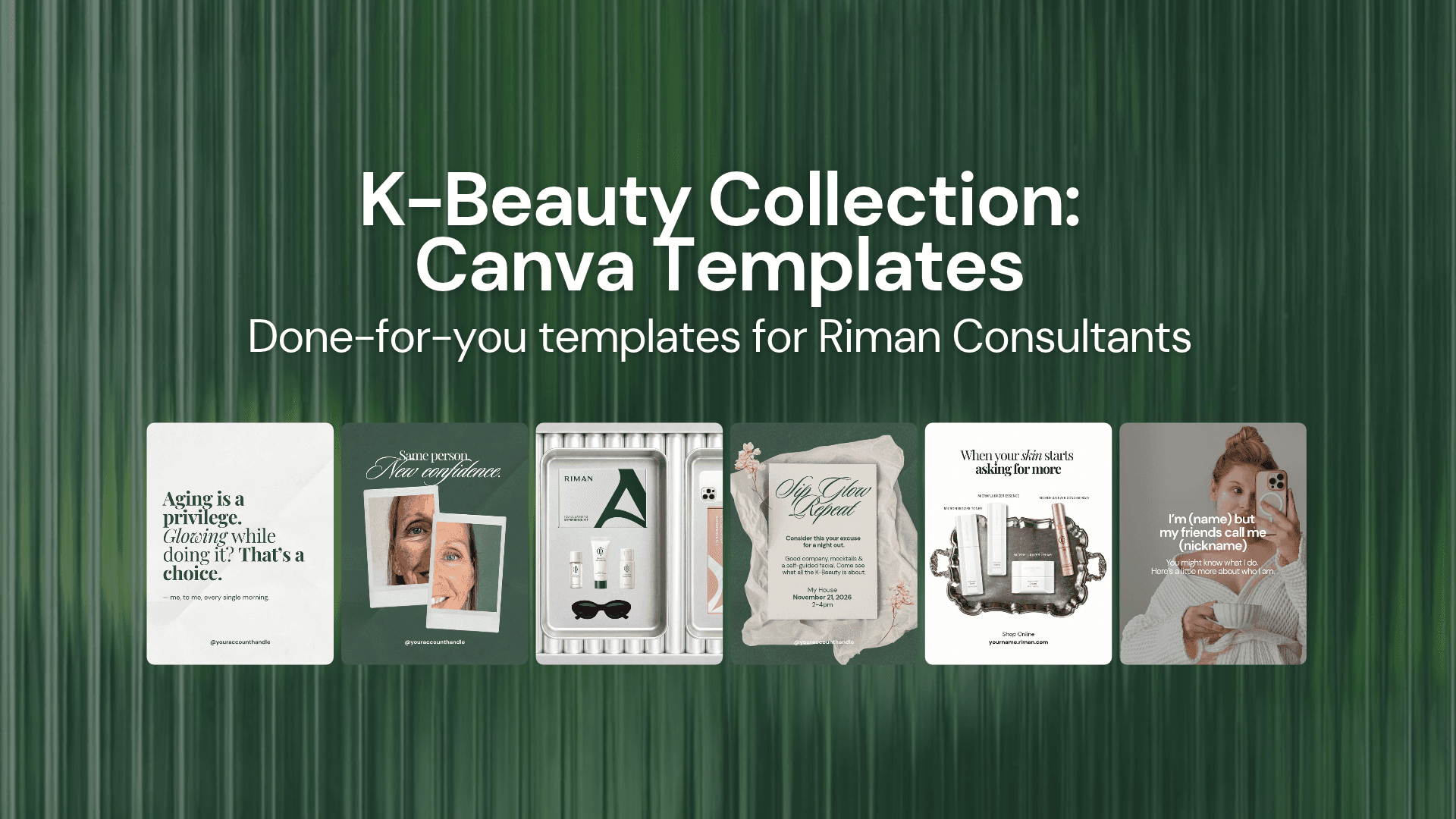 K-Beauty Collection: Canva Templates