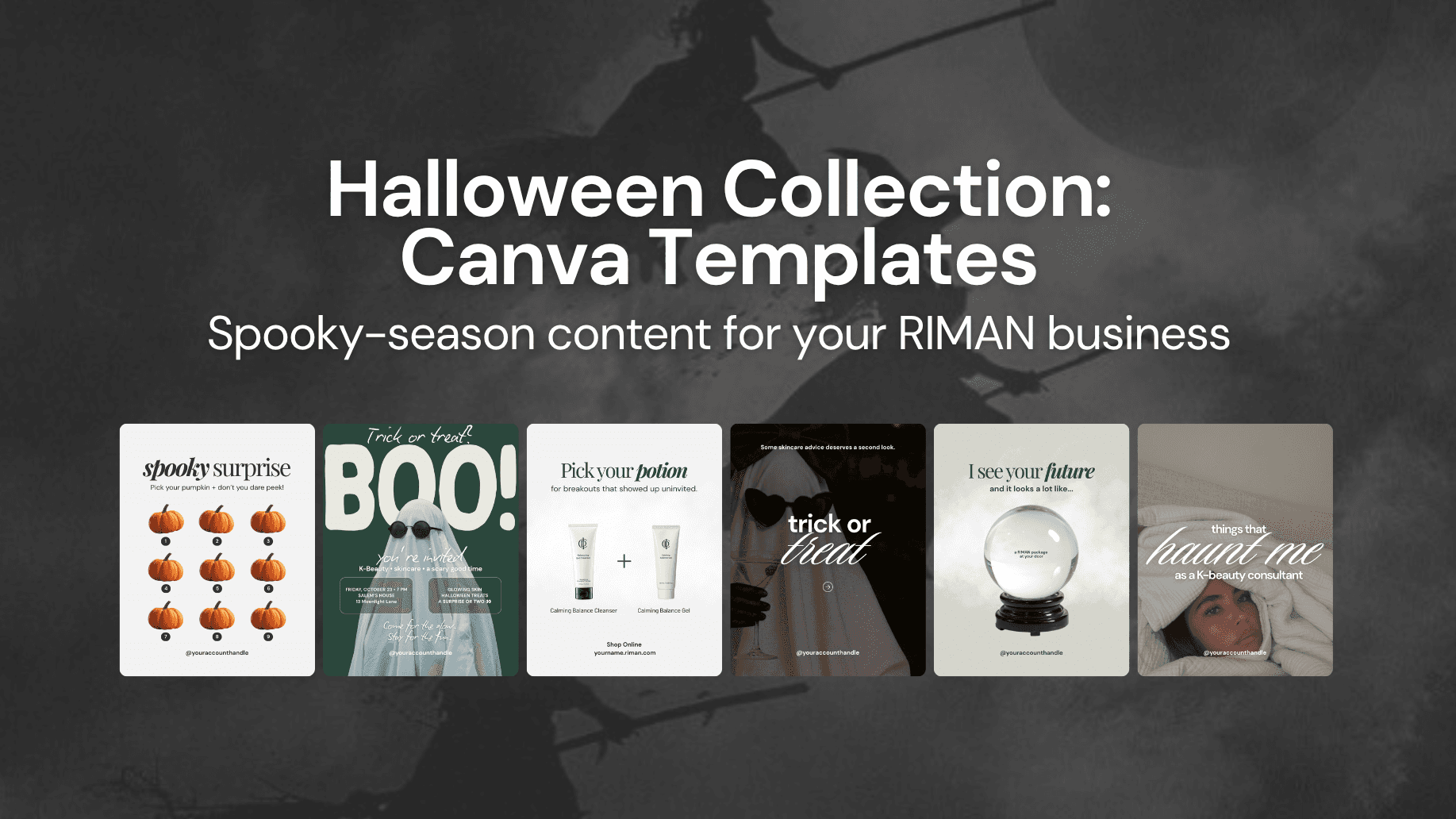 Halloween Collection: Canva Templates