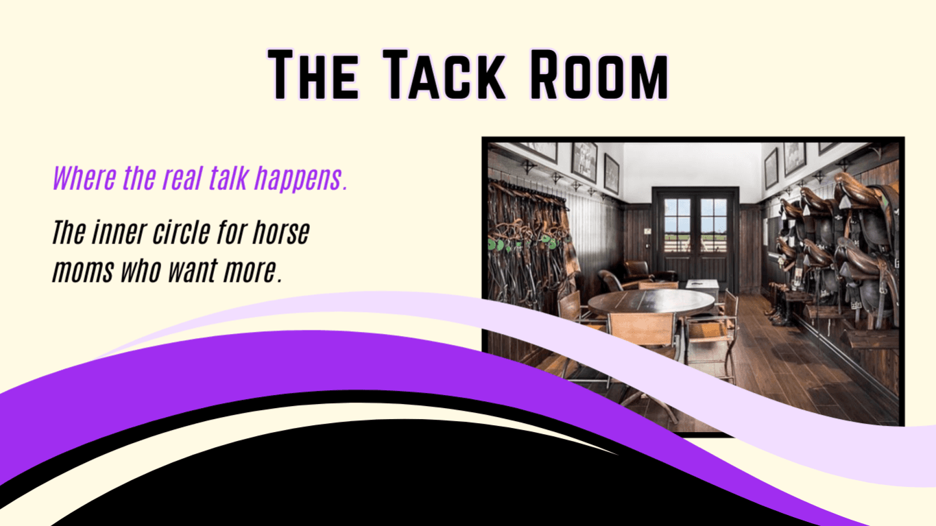 THE TACK ROOM