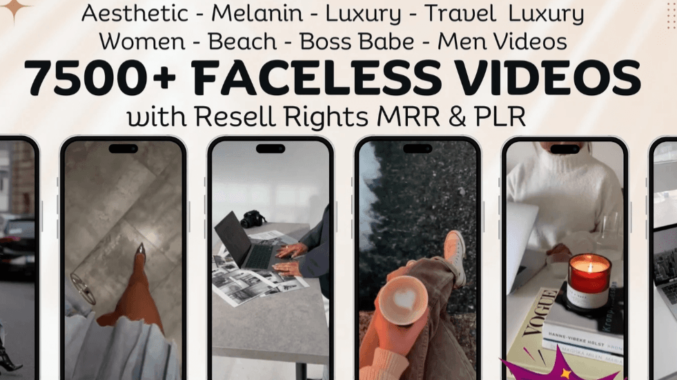 7500+ Faceless Reels Bundle Videos +BONUS