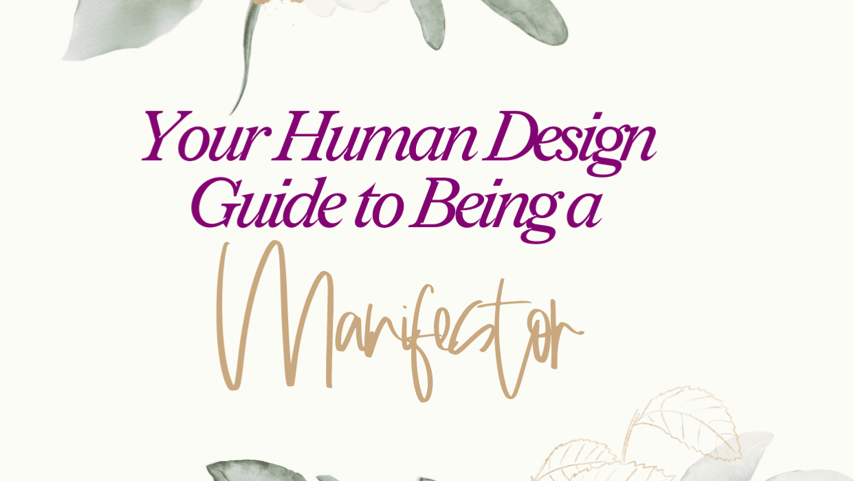 Your Human Design Manifestor Journal
