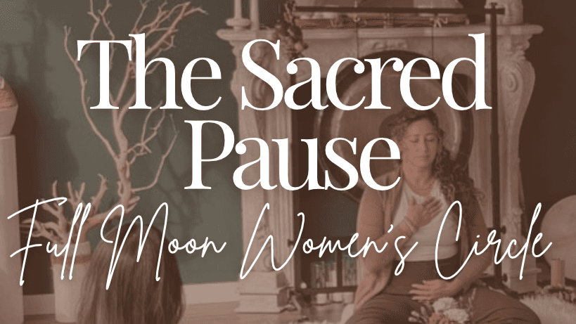 The Sacred Pause: Monthly Full Moon Yoga Circle