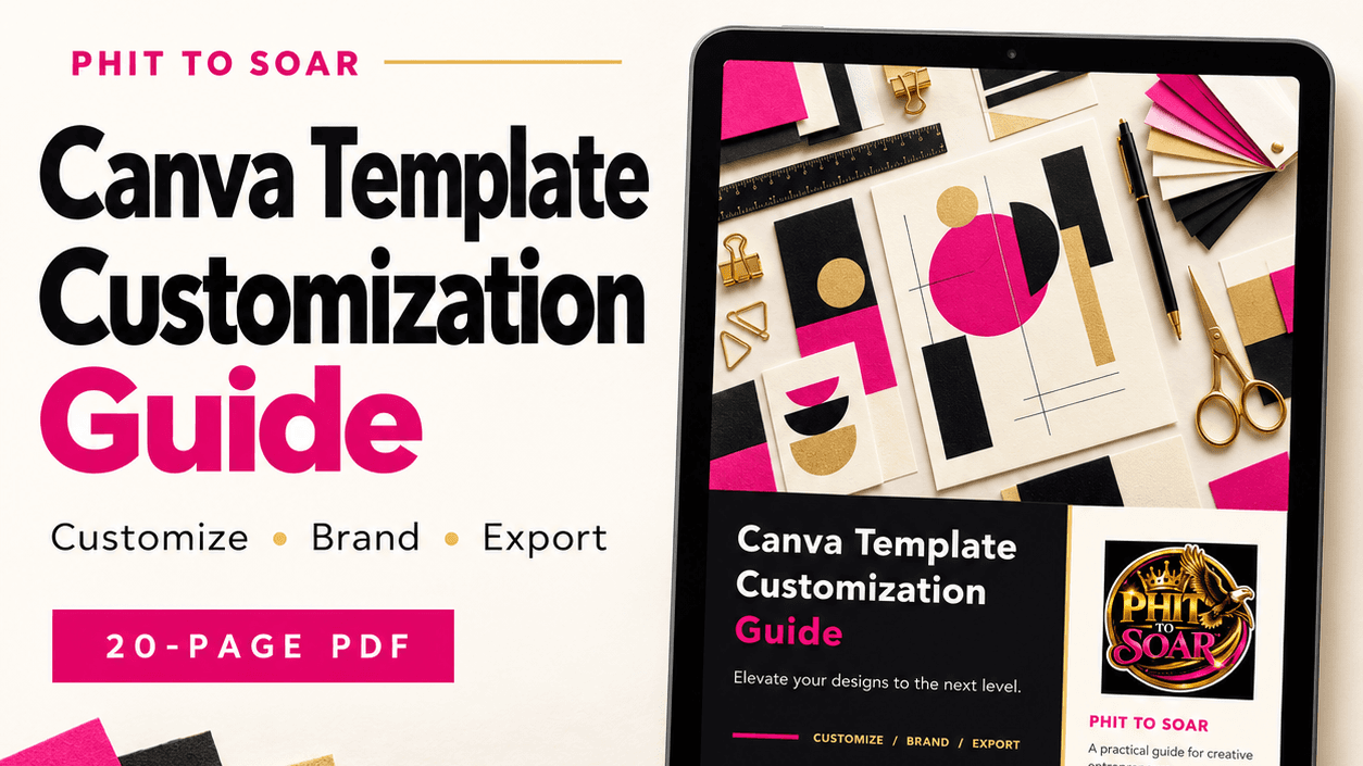 PHIT TO SOAR Canva Template Customization Guide