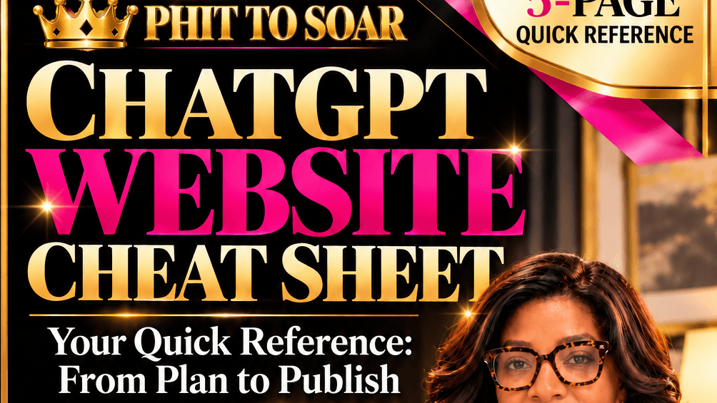 5-Page ChatGPT Website Cheat Sheet — PLR Edition
