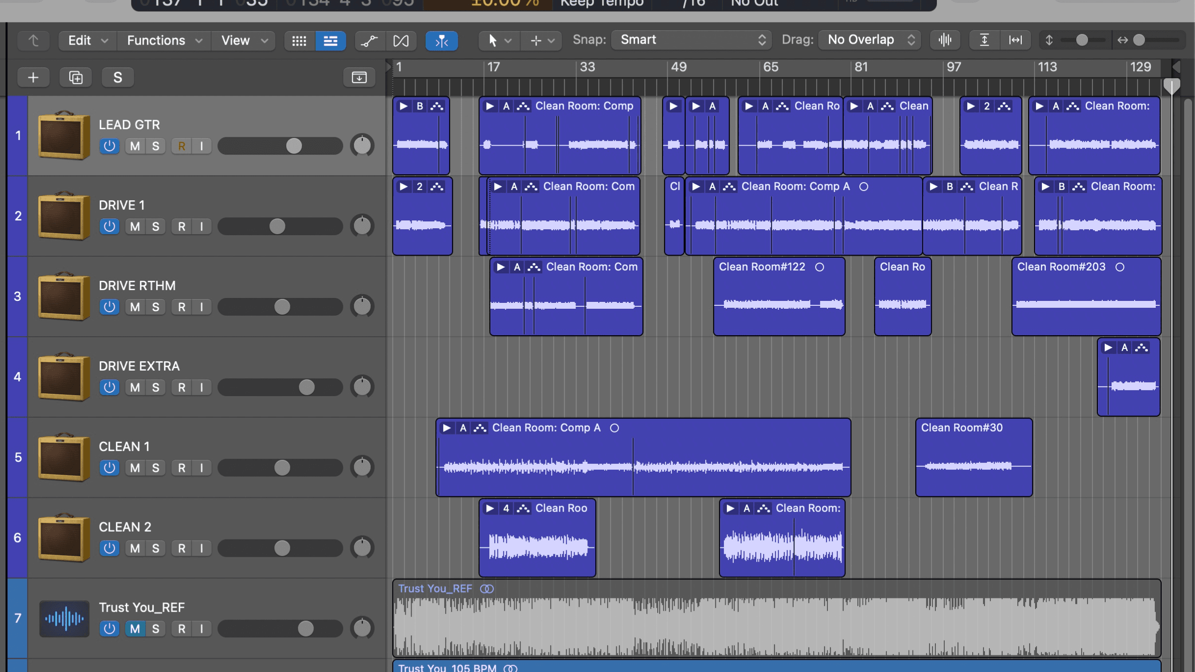 Remote Guitar Recording Session: Electric