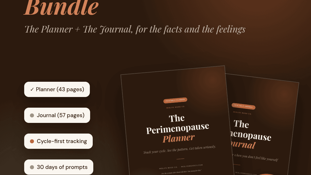The Perimenopause Bundle: Planner + Journal