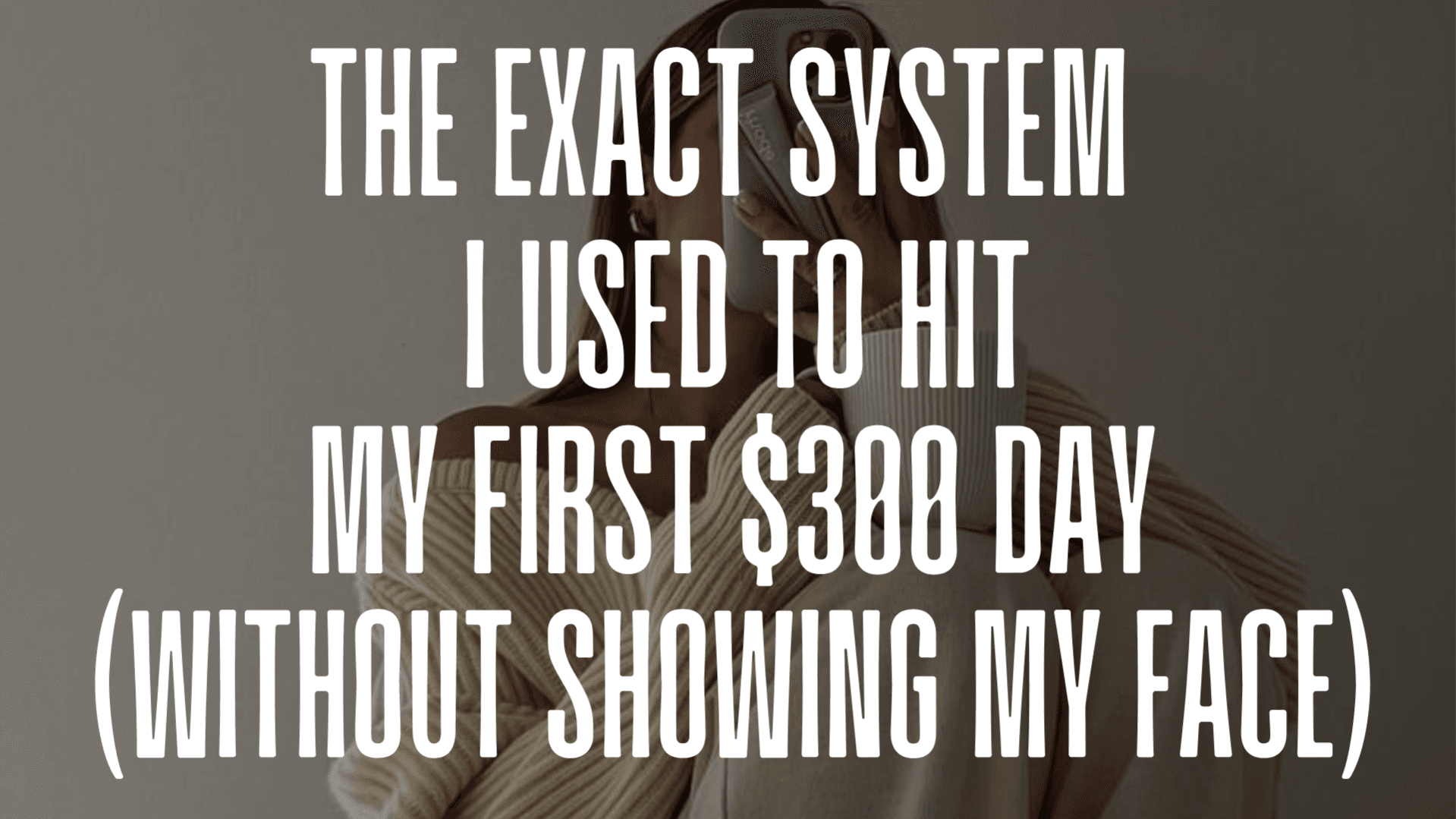 The Faceless Profit Plan