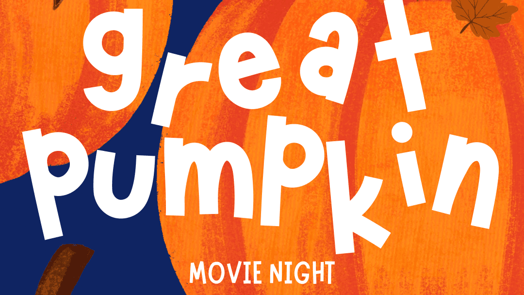 the great pumpkin movie night kit 🎃