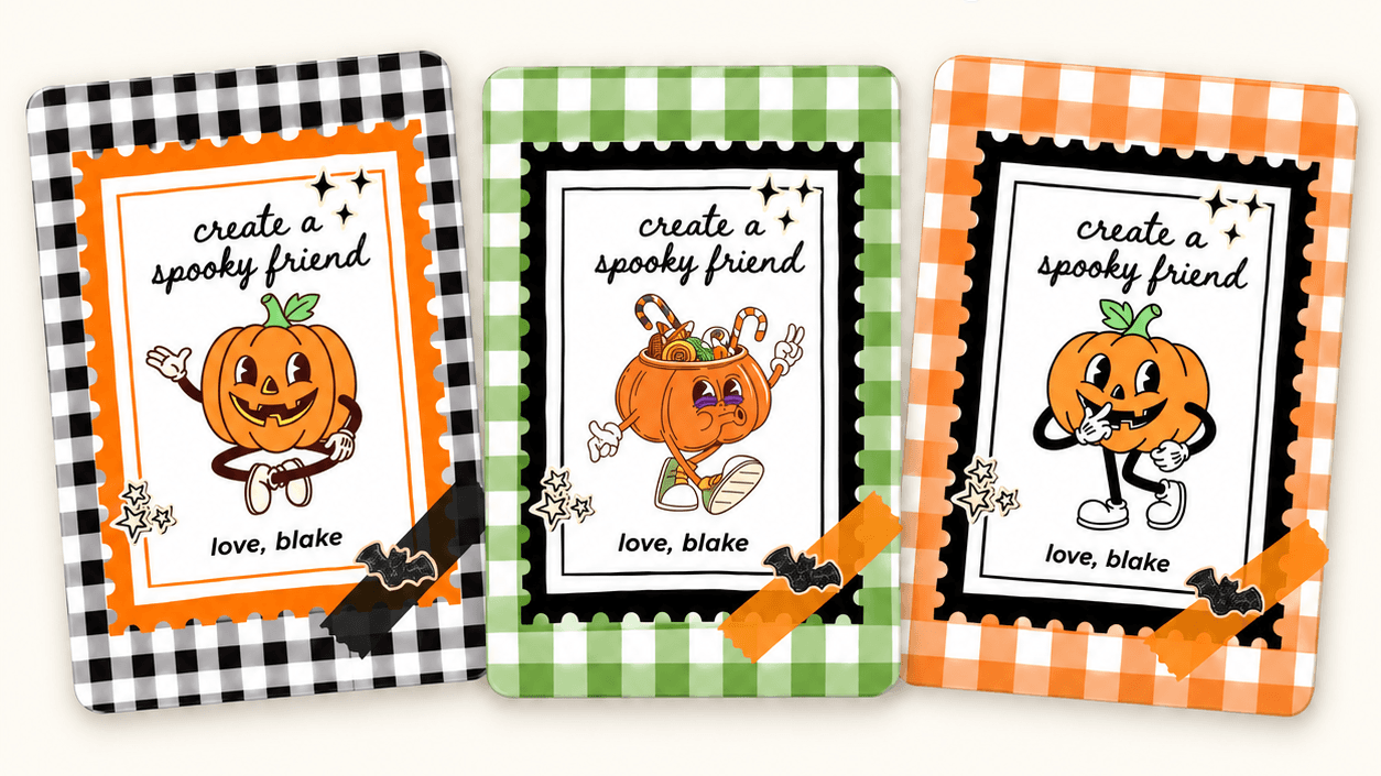 spooky friend gift tag