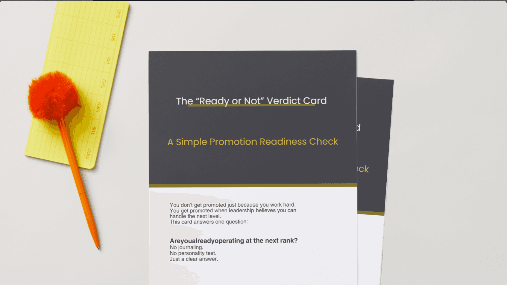 Promotion Ready or Not? Find Out in 2 Minutes