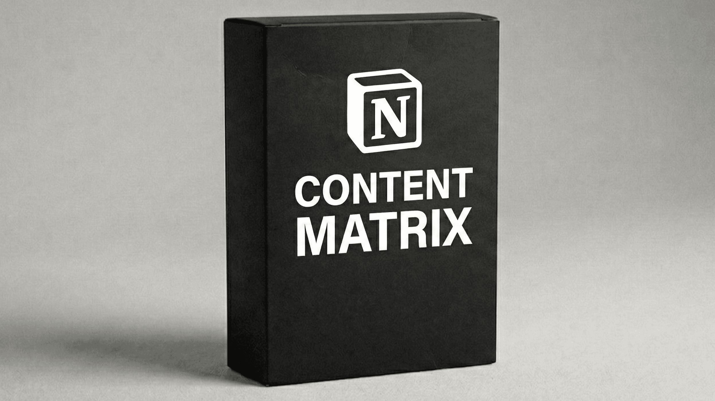 Notion Template - Content Matrix