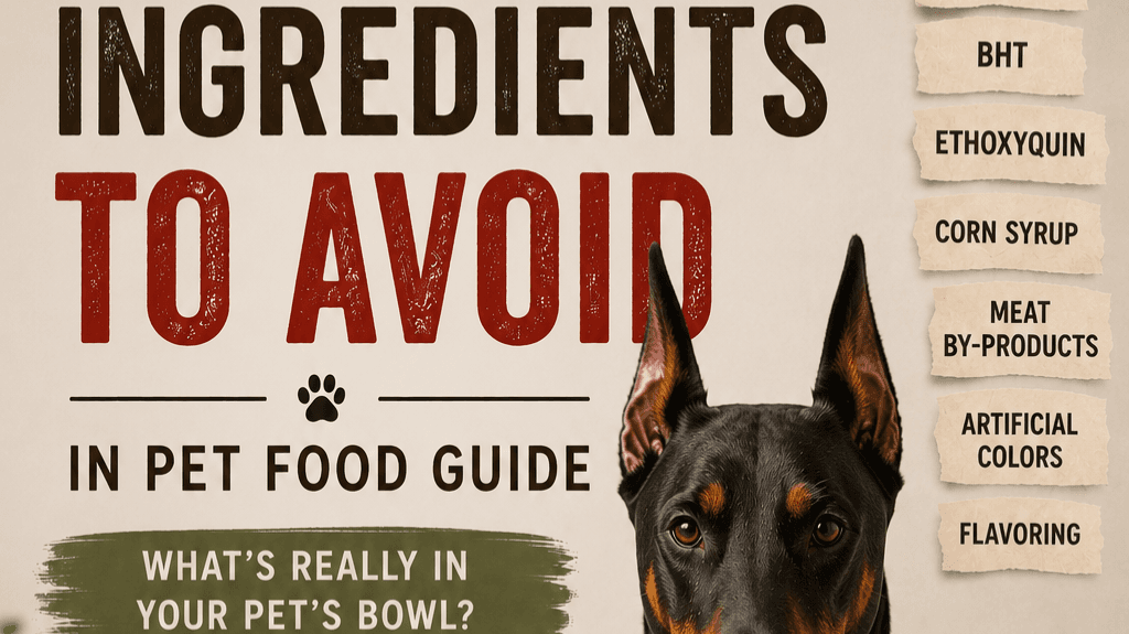 Ingredients To Avoid In Pet Food Guide