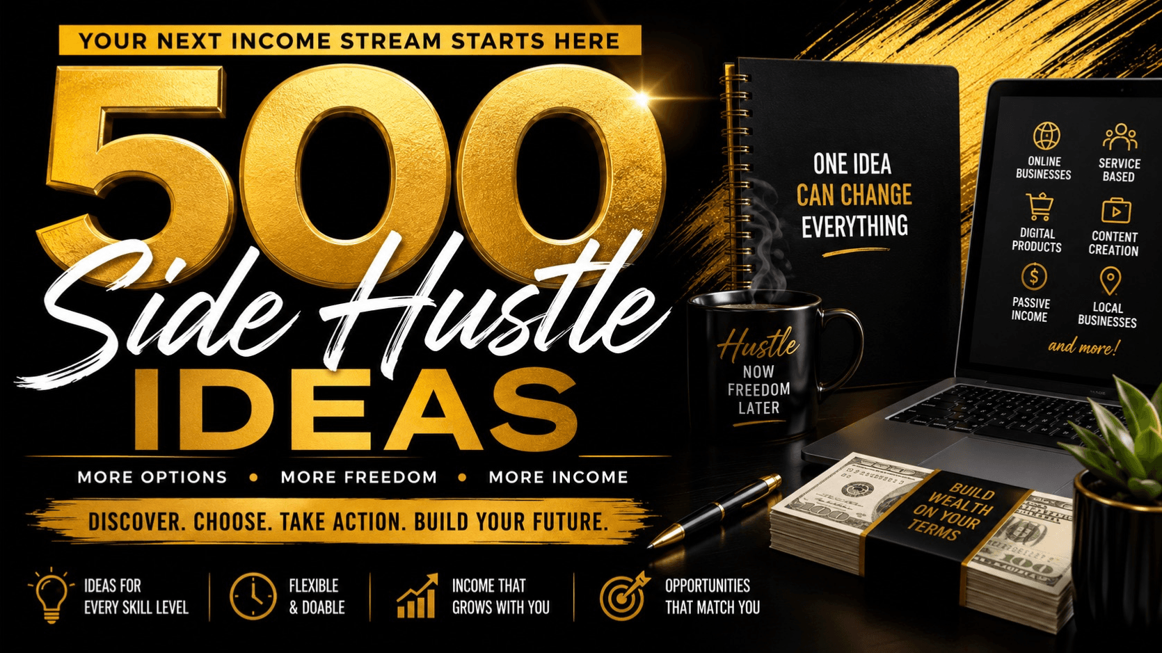 500 Side Hustle Ideas