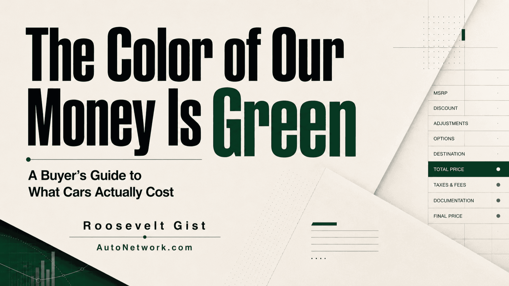 The Color of Our Money Is Green