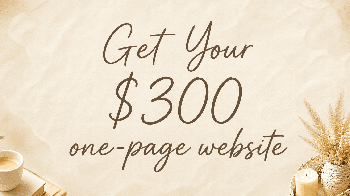 $300 One-Page Website