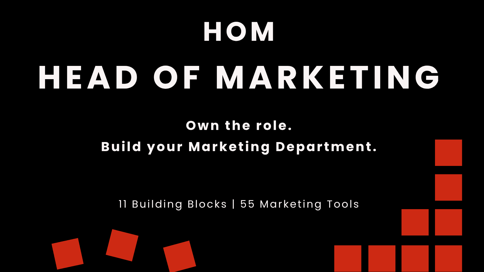 HOM: Lead your Marketing Dept.
