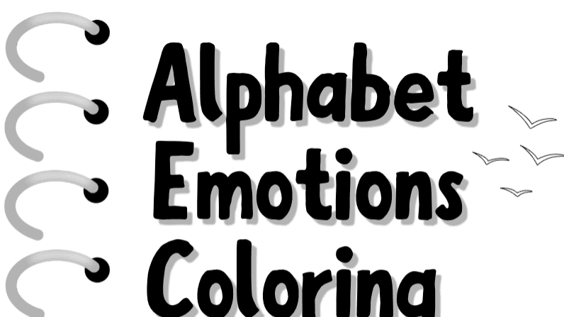 Alphabet Emotions Coloring Book