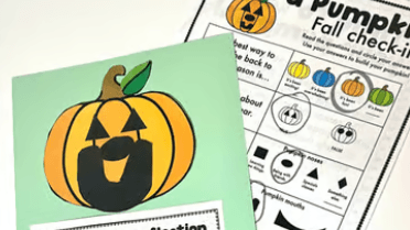 BUILD A PUMPKIN - Fall SEL Check-In Craftivity