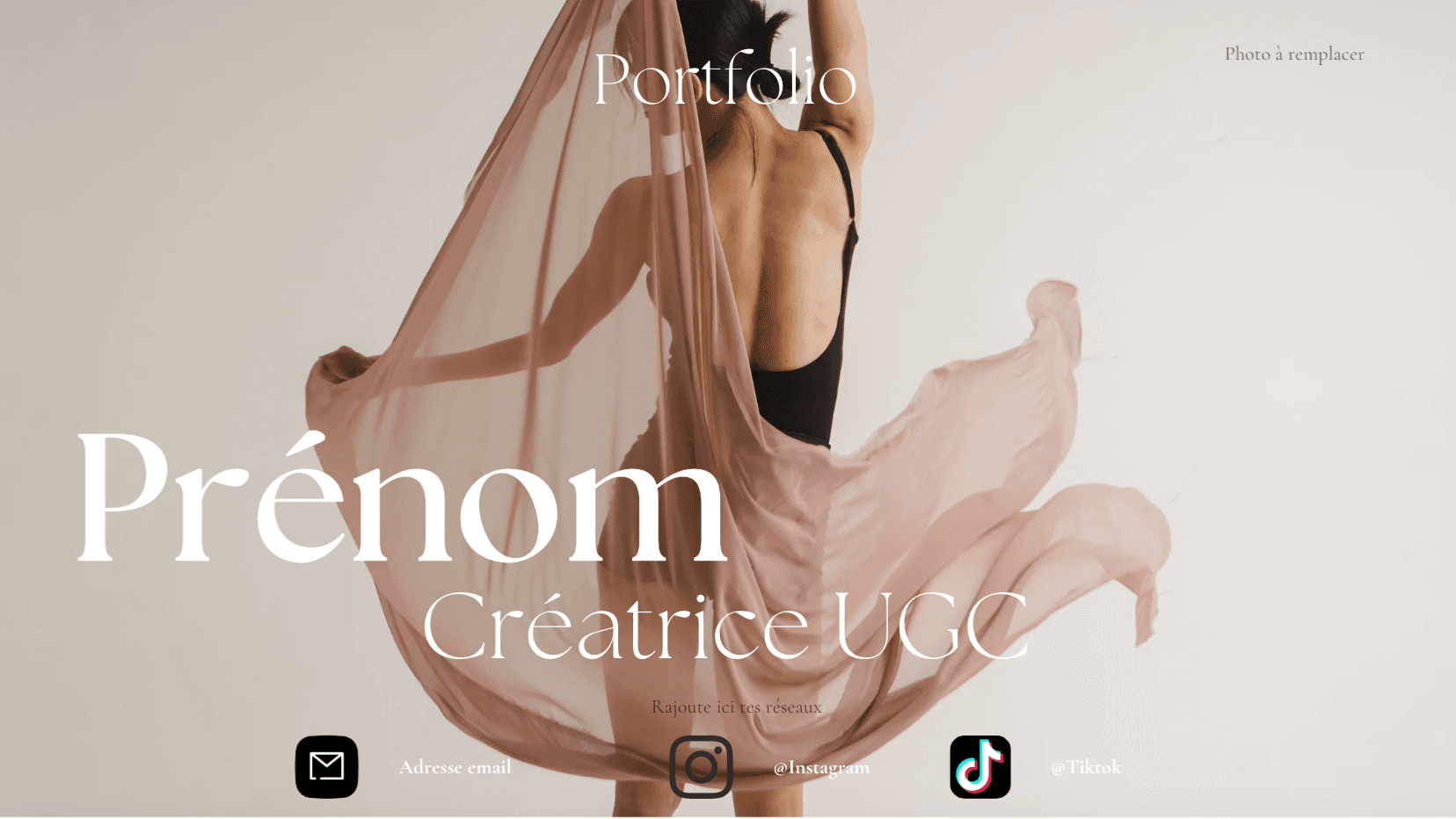 Template Portfolio UGC Premium