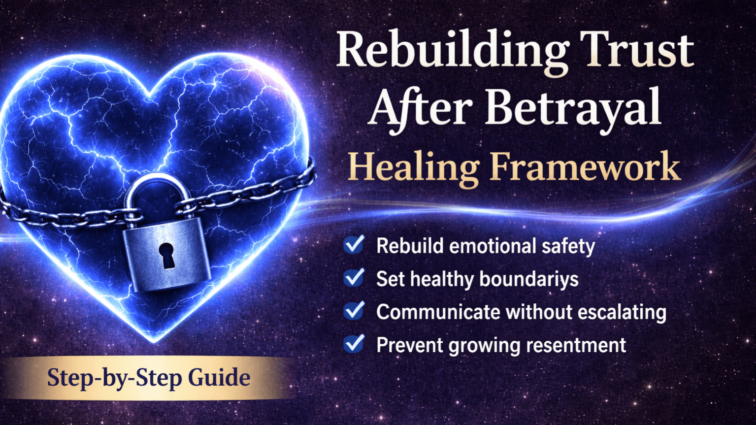 Rebuilding Trust After Betrayal: Healing Framework