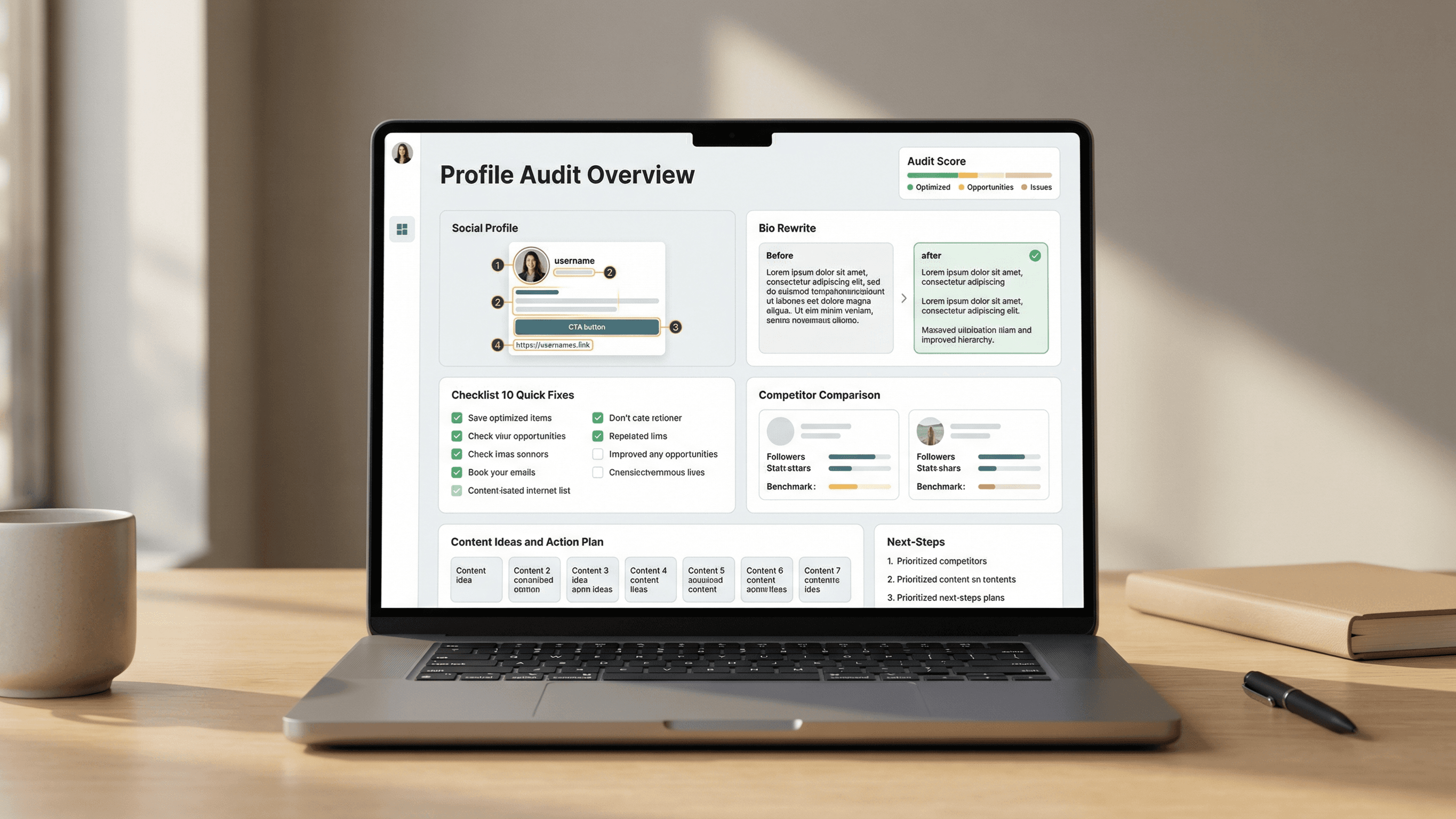 Social Media Quick Audit